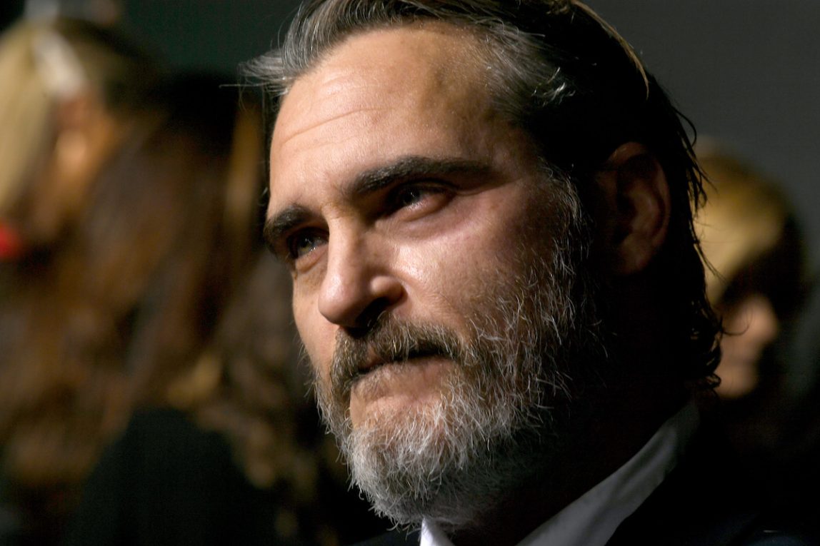 Joaquin Phoenix alla premiere di Joker