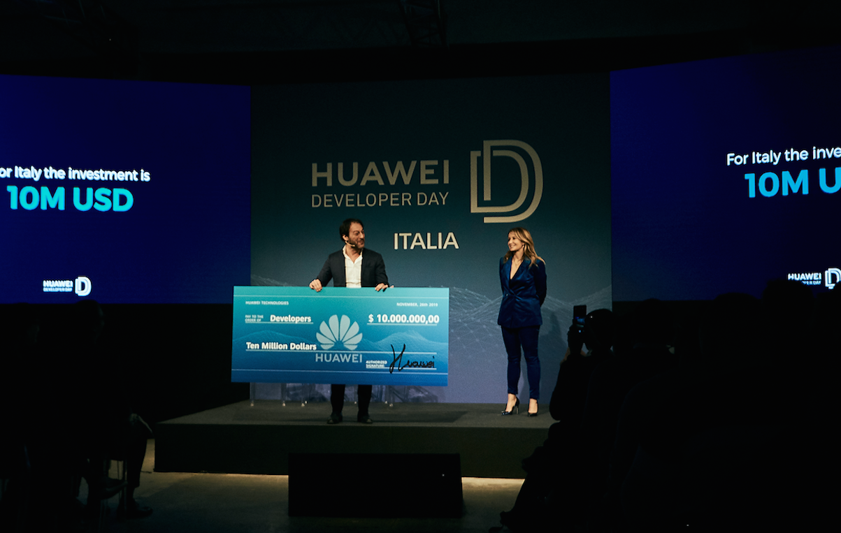 Huawei: 10 milioni per gli sviluppatori italiani
