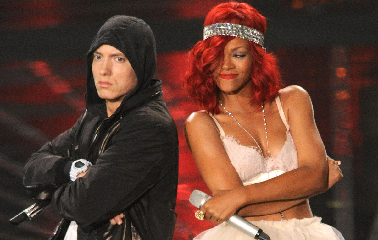 Eminem nel caos, è uscito un audio in cui sostiene Chris Brown per aver picchiato Rihanna