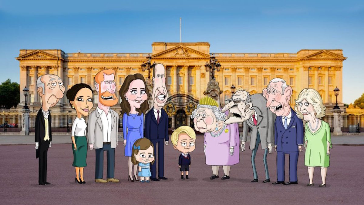 La storia della royal family britannica diventa una comedy animata