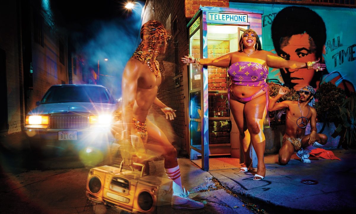 Lizzo fotografata da David LaChapelle per Rolling Stone USA