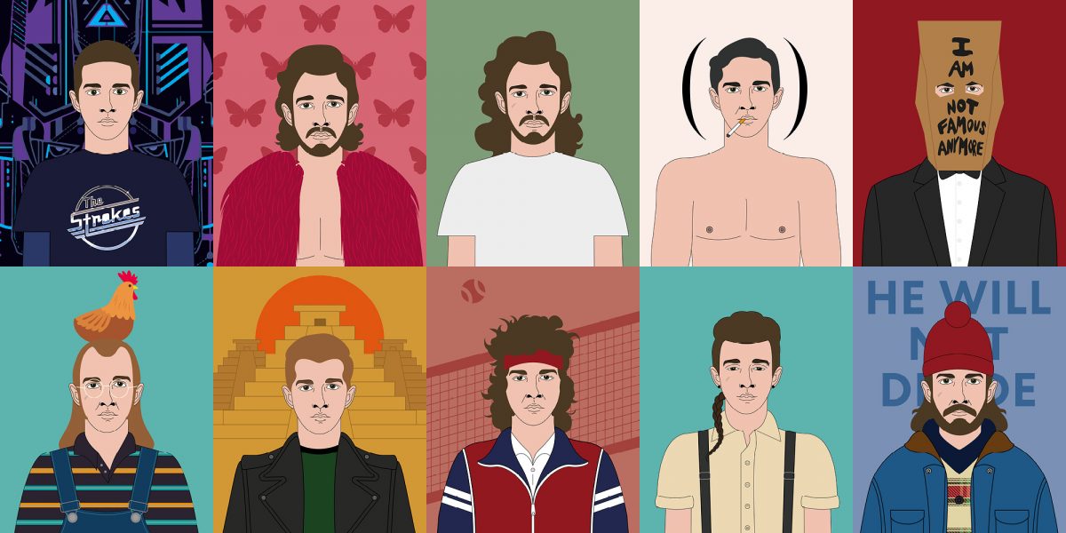 Shia LaBeouf Honey boy - illustrazioni di Stefania Magli