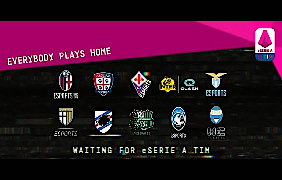La Lega Serie A lancia il torneo “Everybody plays home”