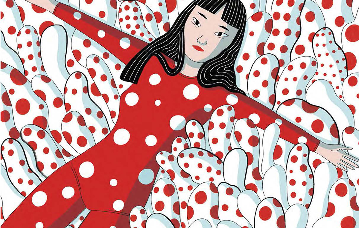 “Ossessioni, amori e arte”: la storia incredibile di Yayoi Kusama diventa una graphic novel