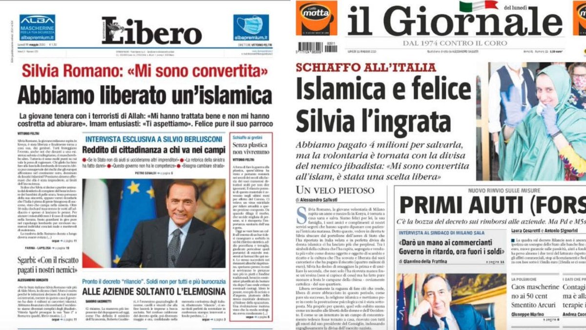 Perché la stampa non lascia in pace Silvia Romano?