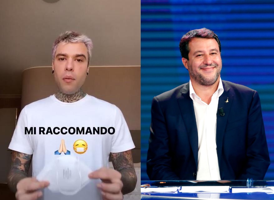 Salvini e Fedez hanno litigato sui social