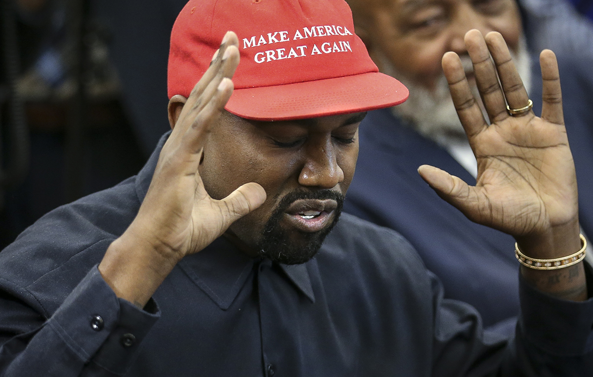 Kanye West festeggia su Twitter i risultati del voto in Kentucky, ma i dati sono falsi