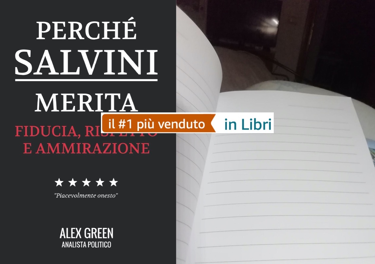 Questo libro su Salvini di sole pagine bianche è il più venduto in Italia su Amazon