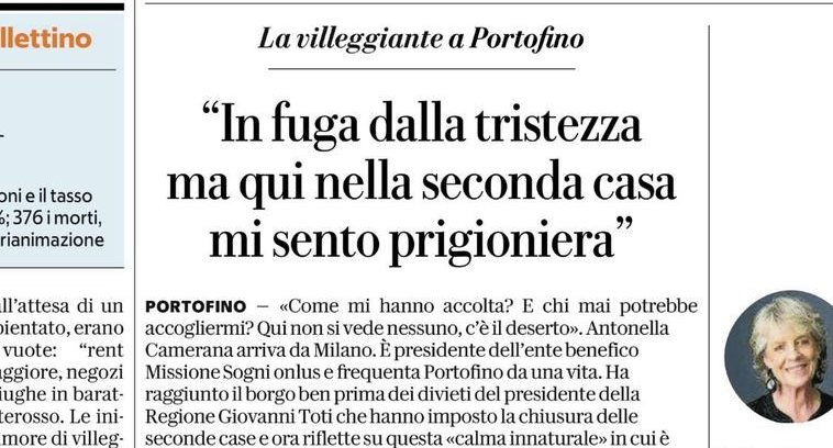 La vera storia dietro l’articolo di Repubblica sulla contessa “prigioniera” a Portofino