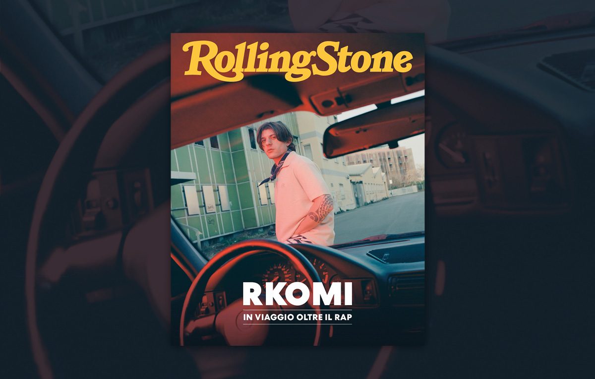 Rkomi sulla digital cover di Rolling Stone