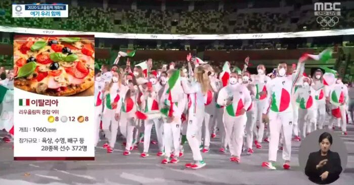 Italia = pizza, Ucraina = Chernobyl: la presentazione dei Paesi alle Olimpiadi secondo la tv sudcoreana