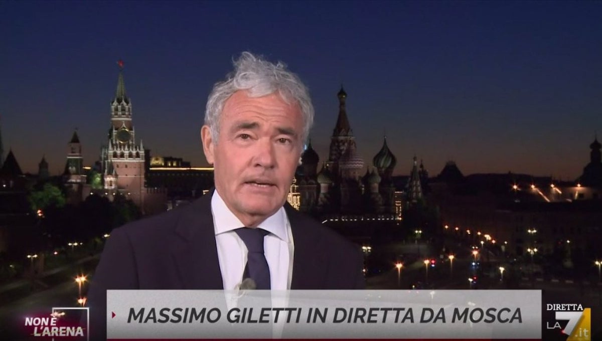 Imprese, svenimenti e risvegli di Massimo Giletti, nostro inviato a Mosca