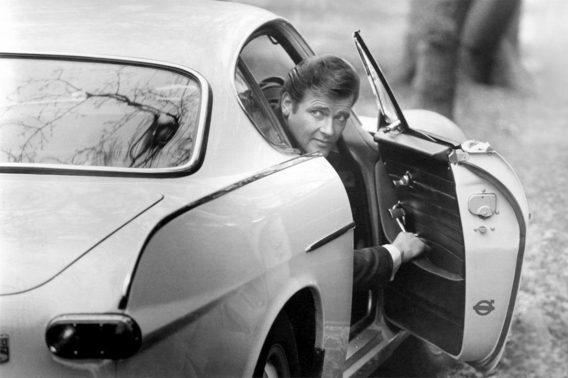 Volvo P1800, Roger Moore e Il Santo