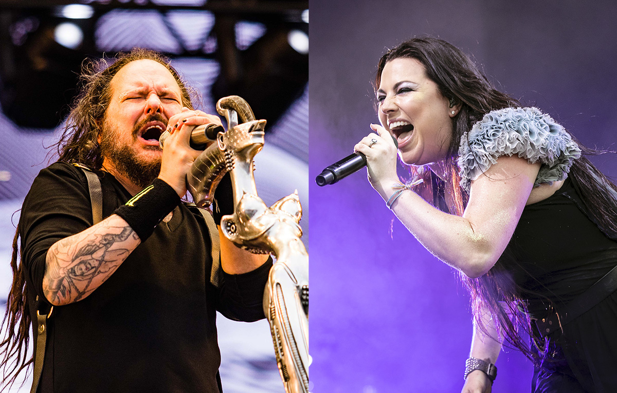 Guarda i Korn duettare con Amy Lee degli Evanescence su ‘Freak on a Leash’