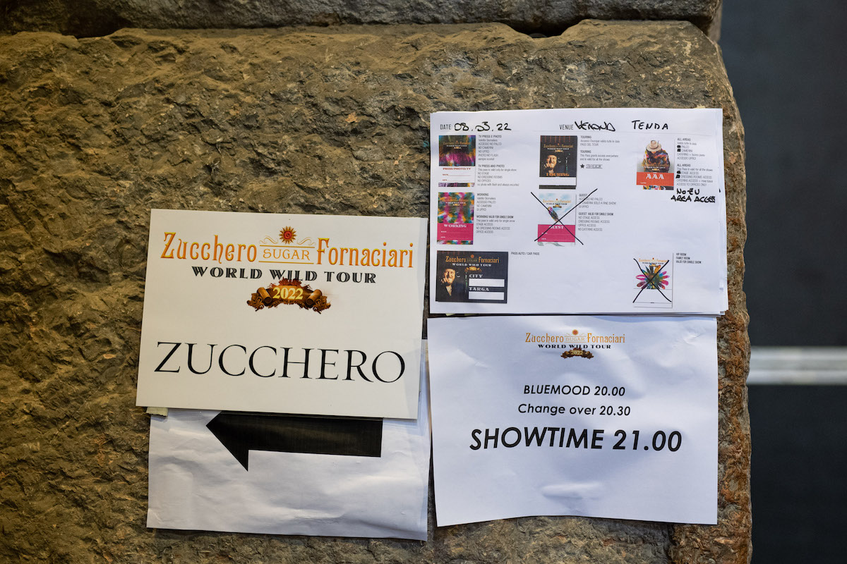 The Bluemood in tour con Zucchero