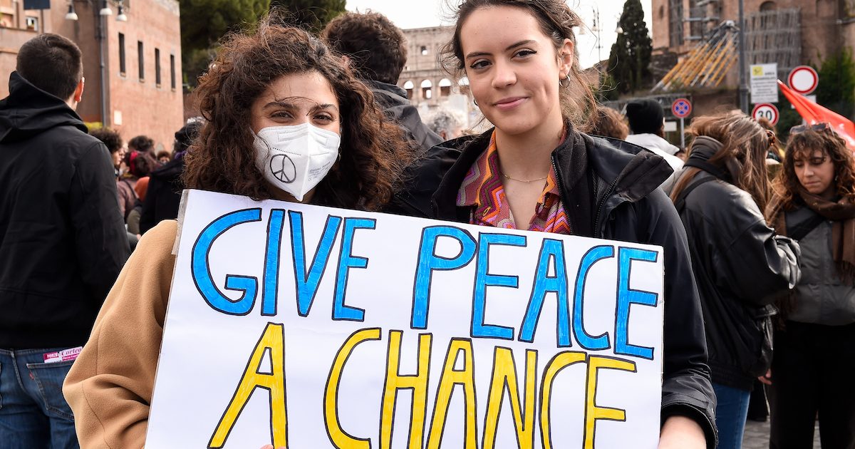 Depois de um ano de guerra na Ucrânia, o que pensa a rede pacifista italiana?