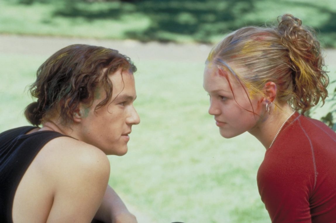 Heath Ledger e Julia Stiles in '10 cose che odio di te'