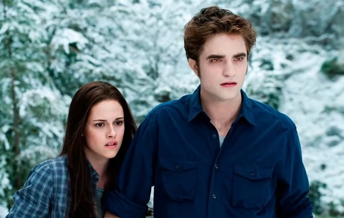 Kristen Stewart e Robert Pattinson nella saga di 'Twilight'