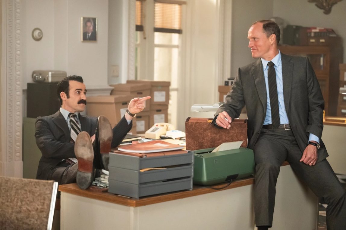 Justin Theroux e Woody Harrelson in 'Infiltrati alla Casa Bianca – White House Plumbers'