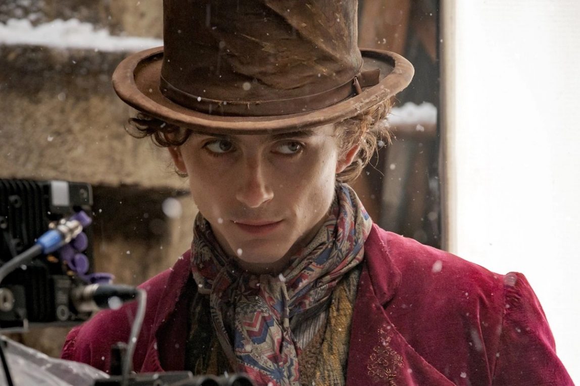 Timothée Chalamet è Willy Wonka