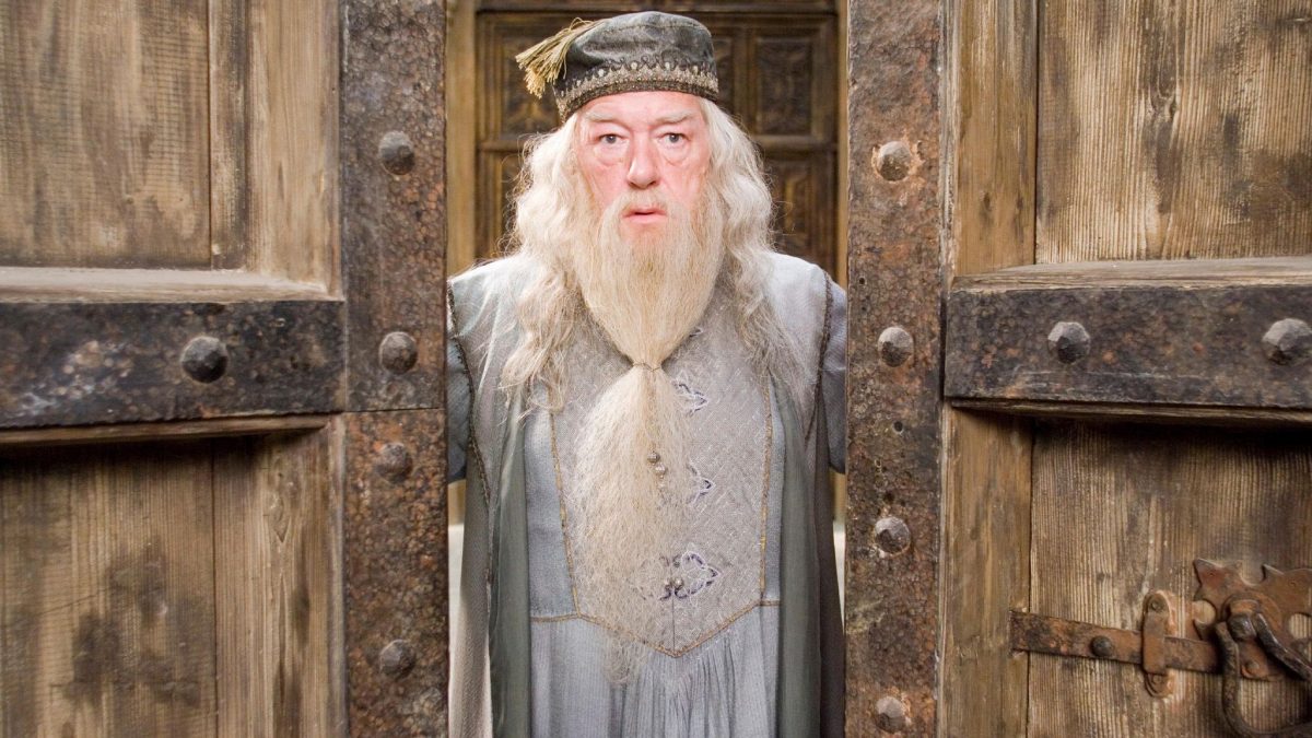 Michael Gambon nei panni di Albus Silente