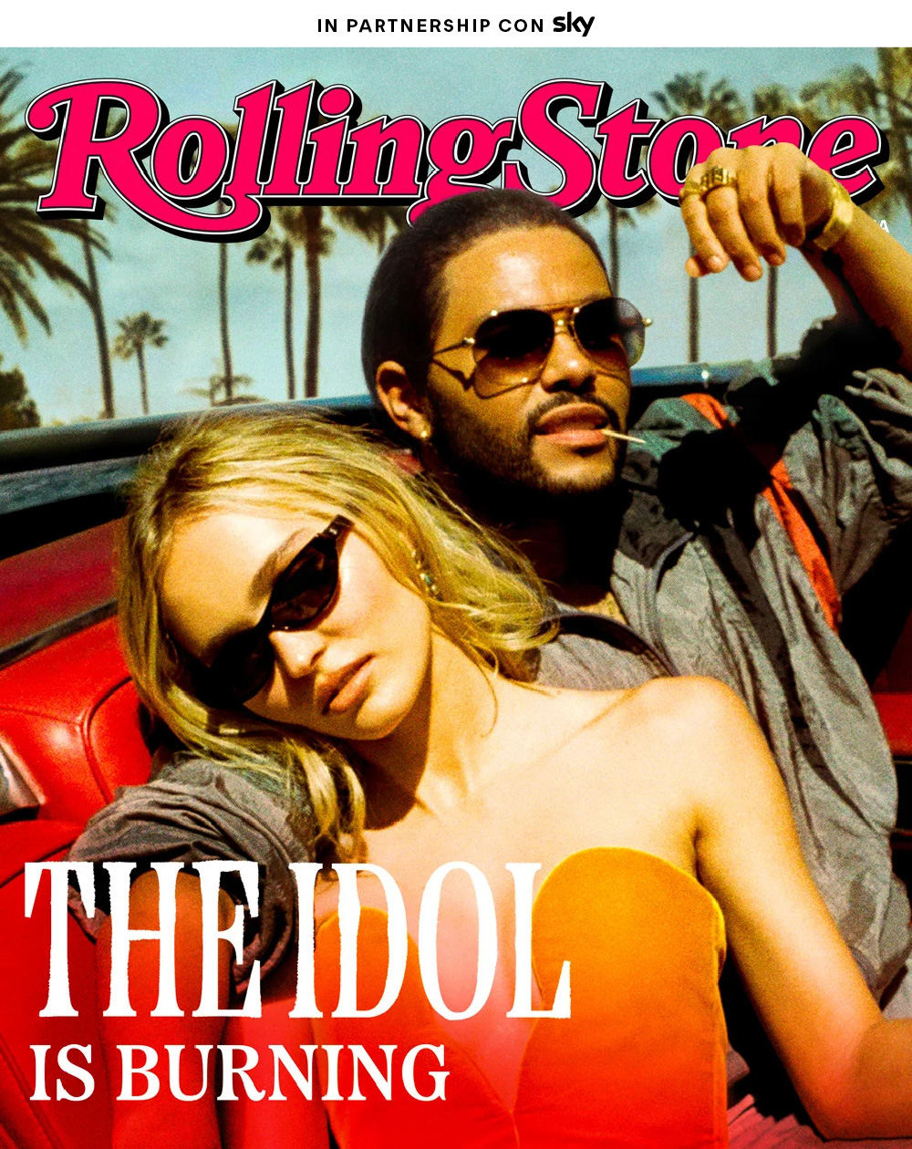 The idol cover rolling stone partnership SKY Italia