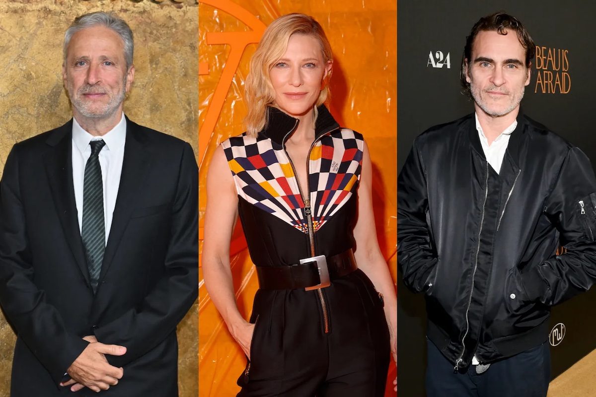 Jon Stewart, Cate Blanchett, Joaquin Phoenix e tante altre star chiedono il cessate il fuoco a Gaza e in Israele