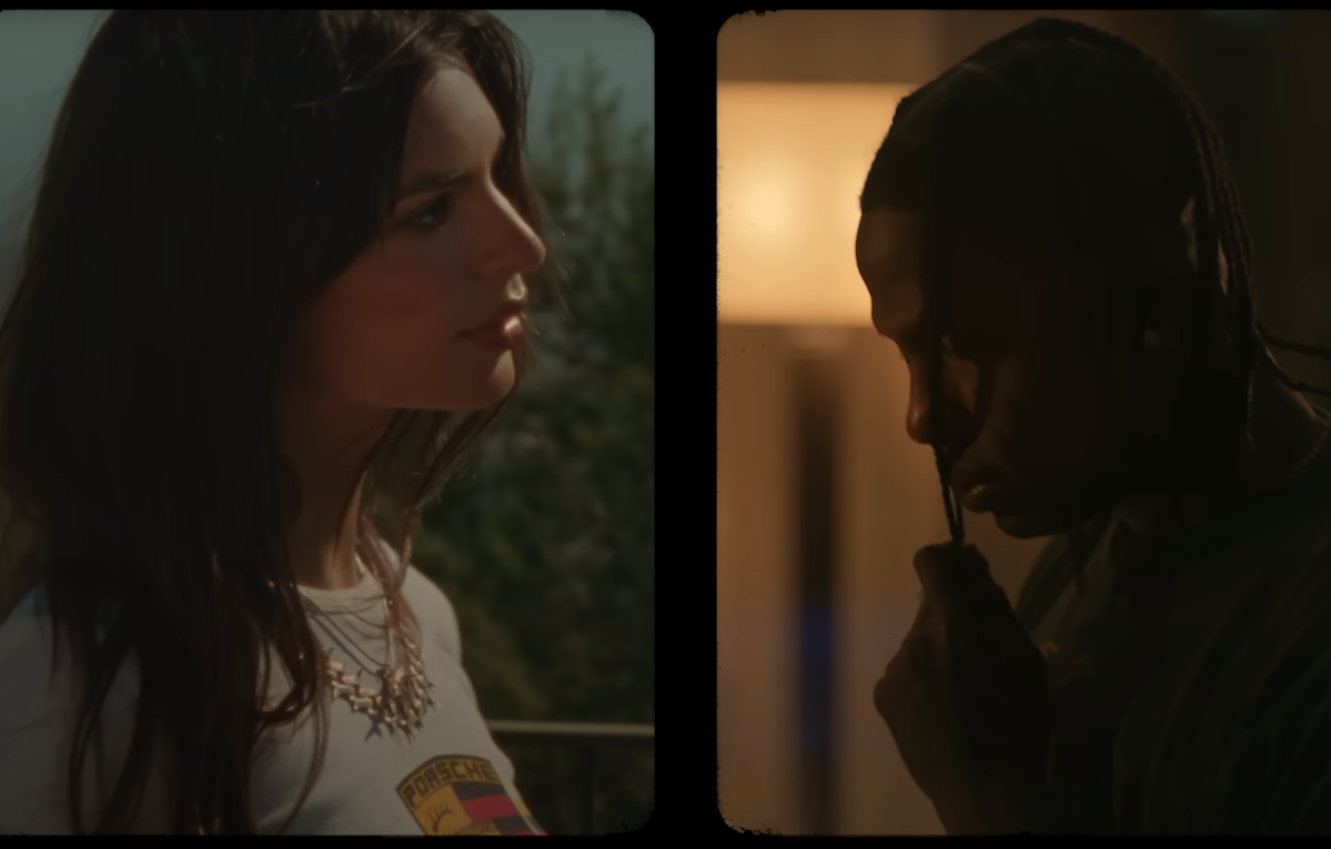 Guarda Travis Scott e Emily Ratajkowski flirtare nel video di ‘I Know?’