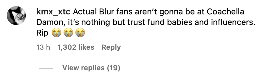 Blur Coachella 2024