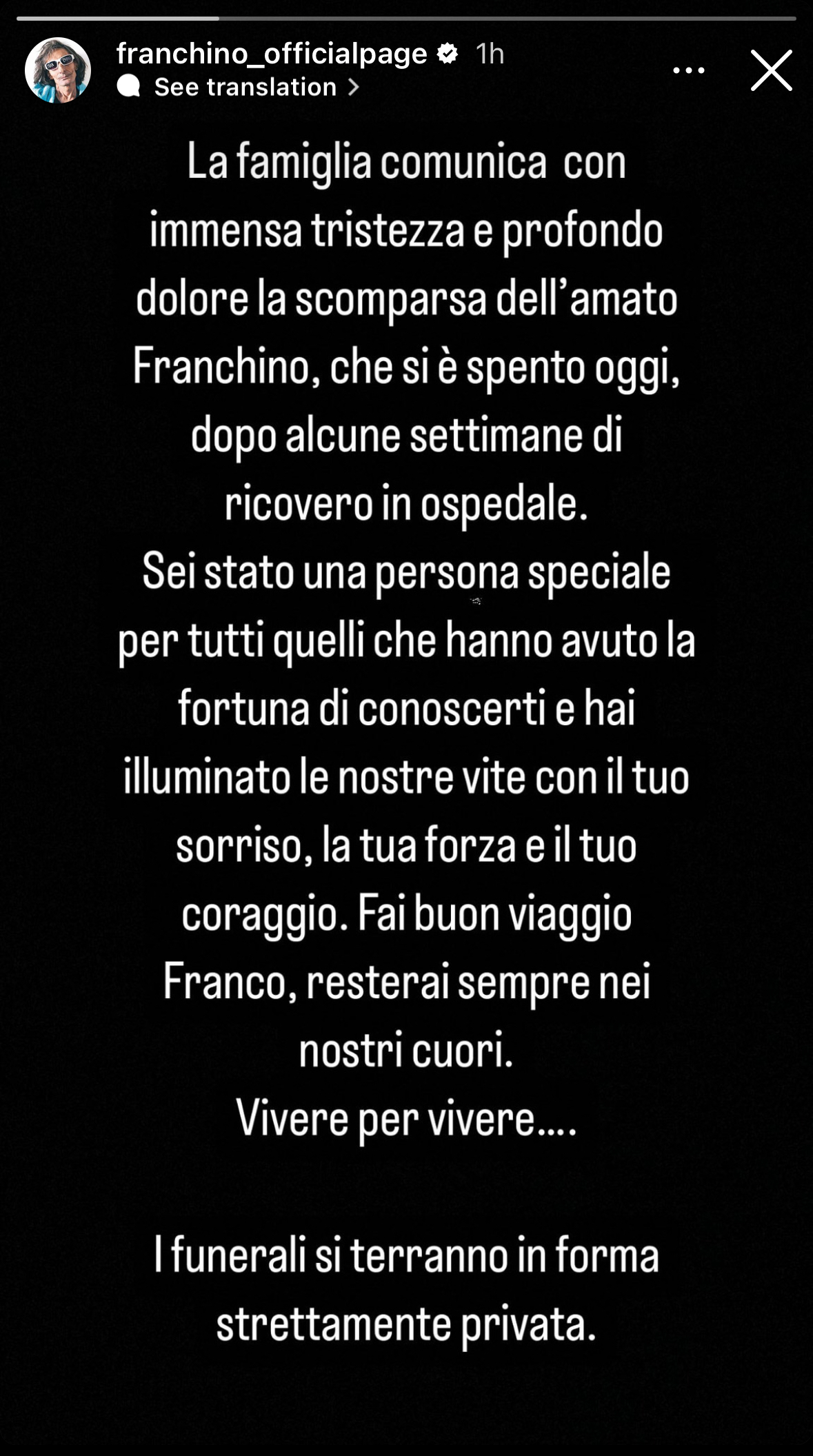 morte Franchino 2024
