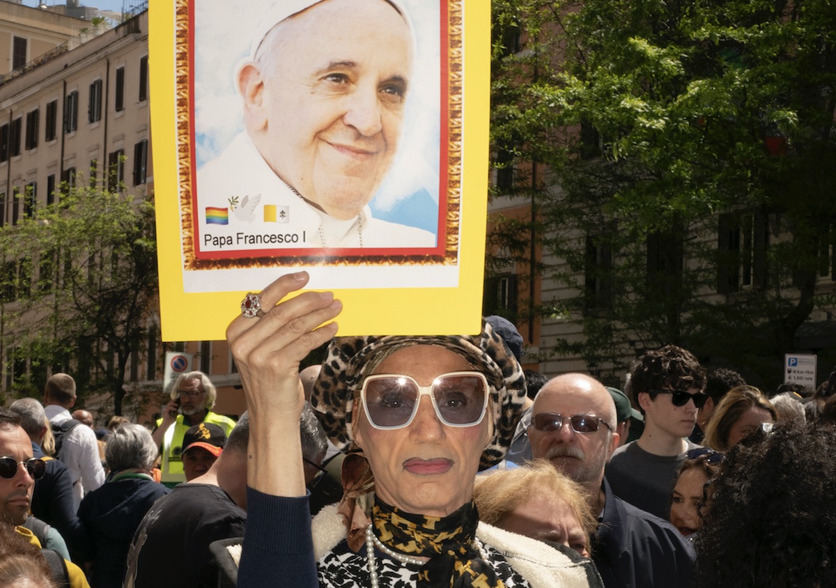 Il saluto a Bergoglio è sembrato un lungometraggio scritto da lui stesso