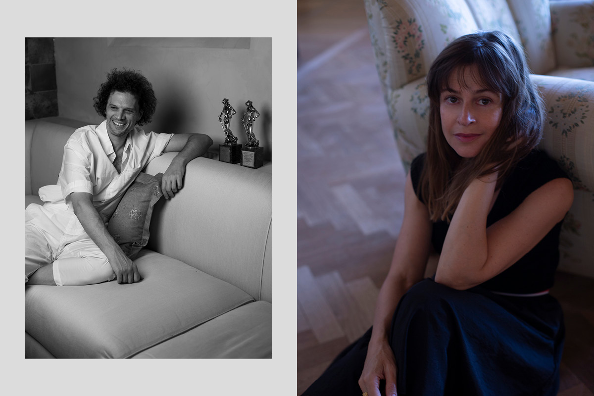 Maura Delpero e Leonardo Guerra Seràgnoli ritratti per il nuovo numero di Rolling Stone. Foto di Gioele Vettraino per Saccage Agency