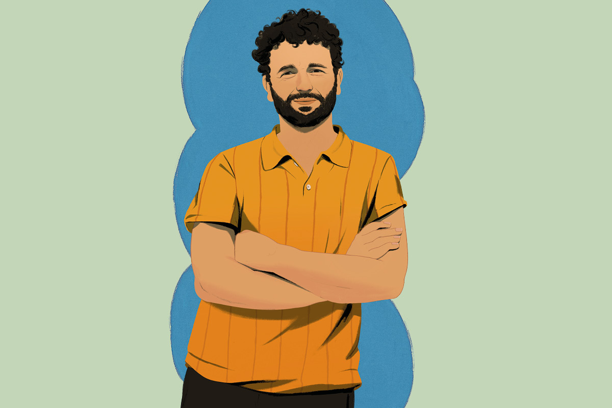 Rodrigo Sorogoyen. Illustrazione di Alessandro Ventrella per Rolling Stone