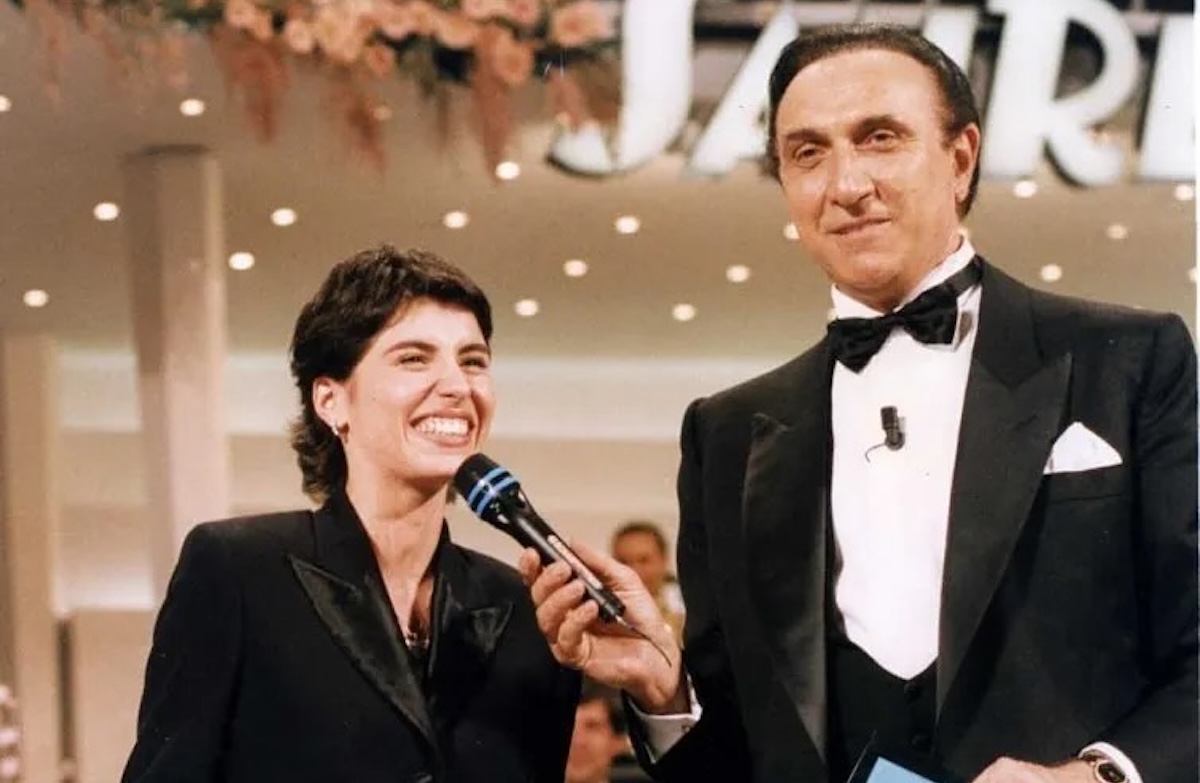 Pippo Baudo insieme a Giorgia. Foto Instagram @giorgia