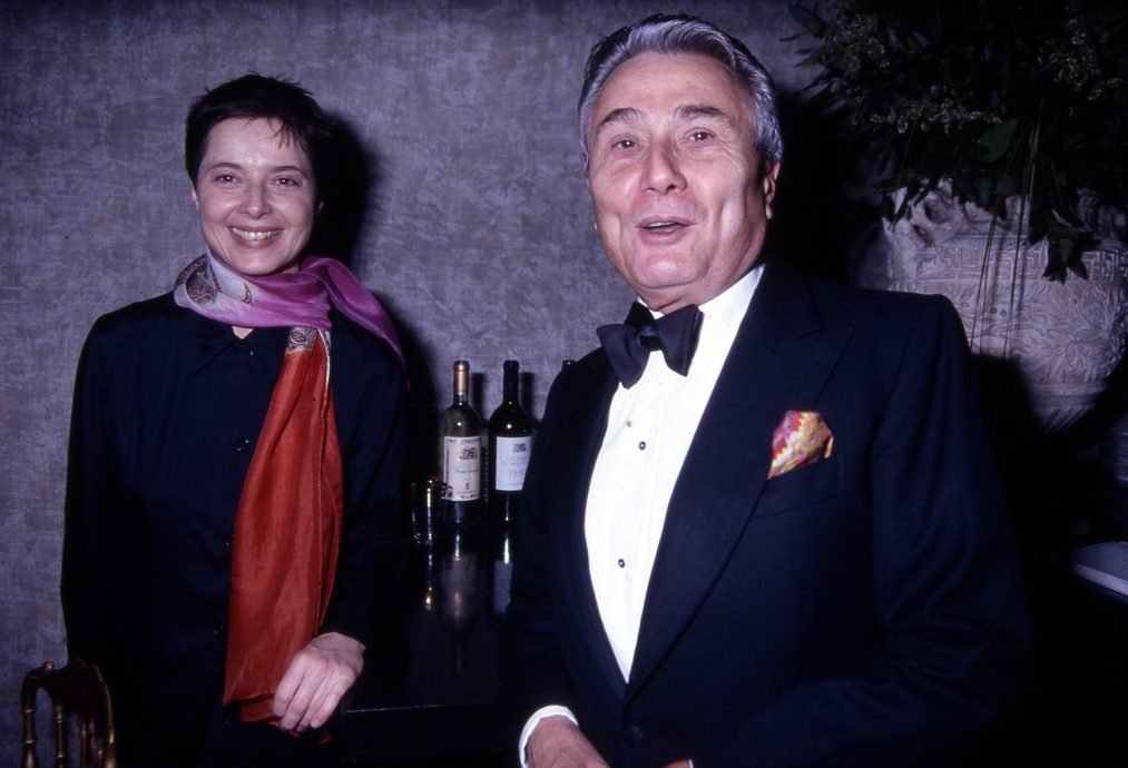 Isabella Rossellini e Alberto Arbasino