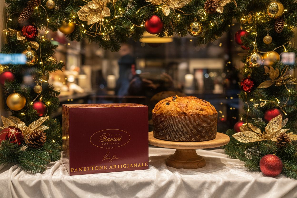 Il panettone della pasticceria Ranieri a Milano