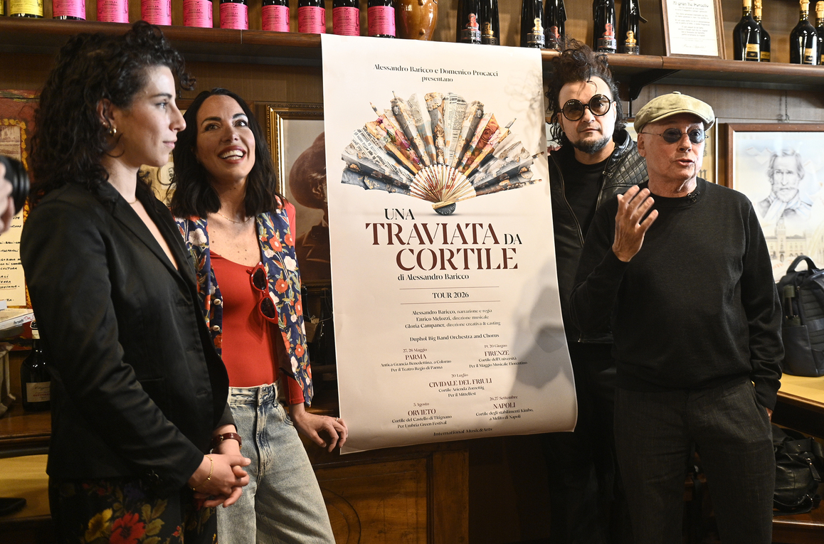 'Una Traviata da cortile', con Floriana Cicìo, Gloria Campaner, Enrico Melozzi e Alessandro Baricco