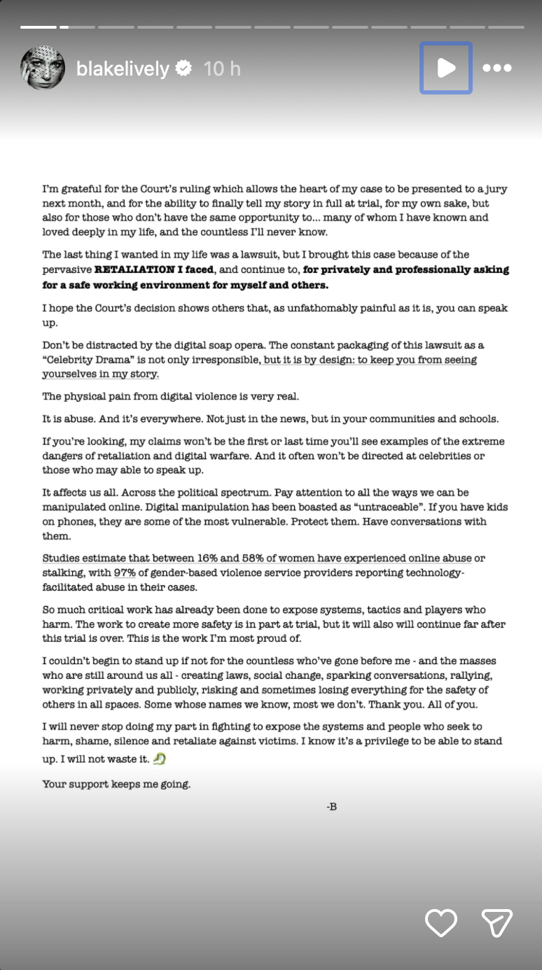 Blake Lively it ends with us