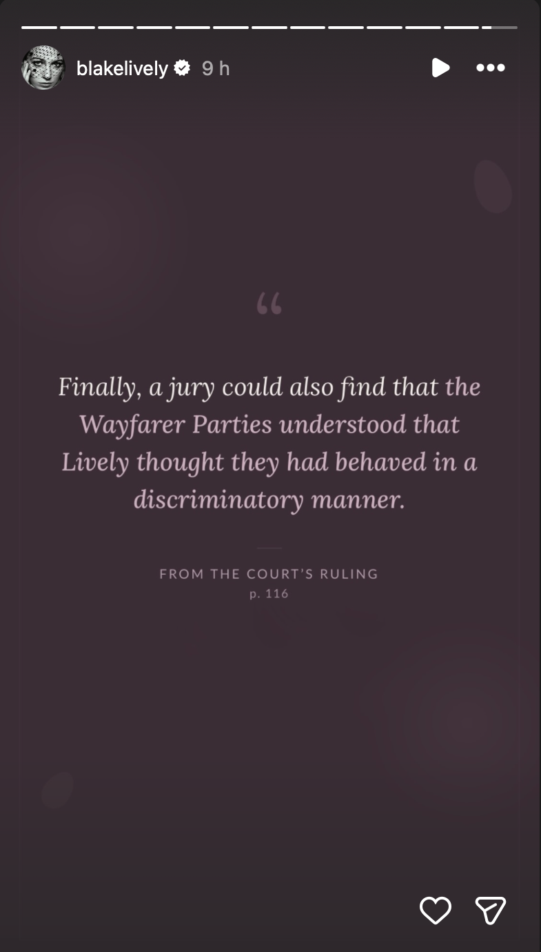 Blake Lively it ends with us