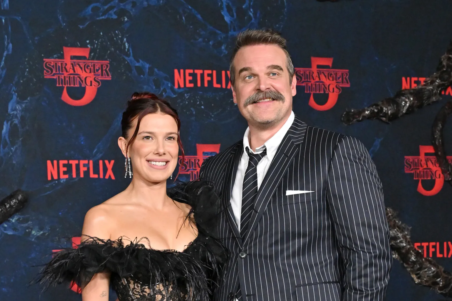 (DA USA) David Harbour Millie Bobby Brown
