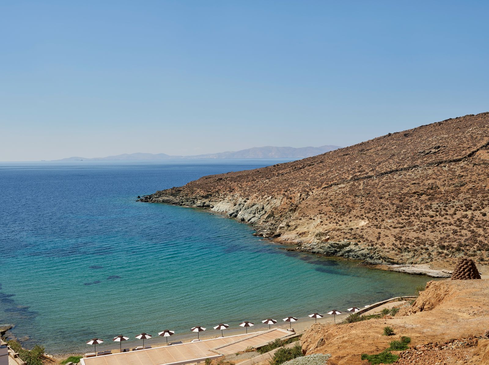 Il Mar Egeo visto dall'Odera di Tinos