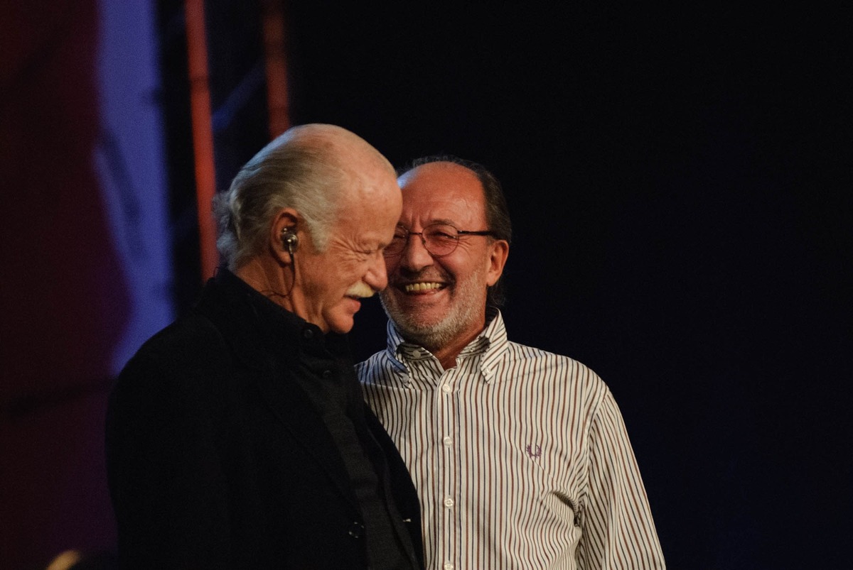 Antonio Silva e Gino Paoli. Foto: Archivio Club Tenco