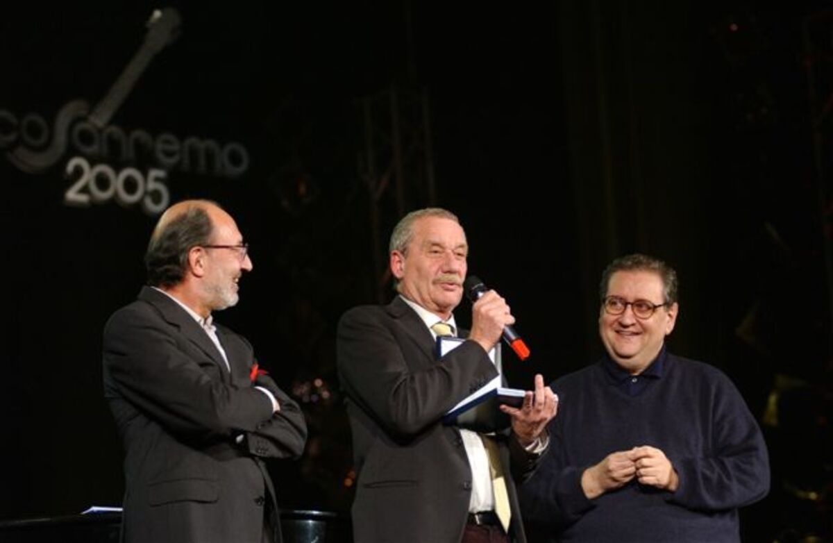 Antonio Silva, Paolo Conte e Vincenzo Mollica. Foto: Archivio Club Tenco