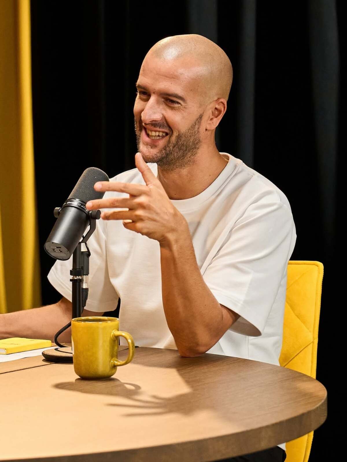Mario Moroni durante Il Caffettino. Foto: Marco Nodari